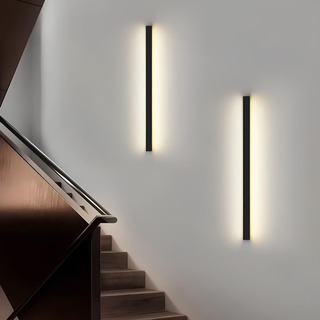 Slim LED Væglampe i Aluminium til Moderne Indretning