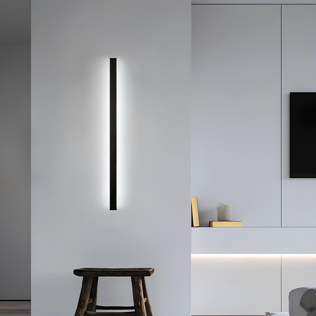 Slim LED Væglampe i Aluminium til Moderne Indretning