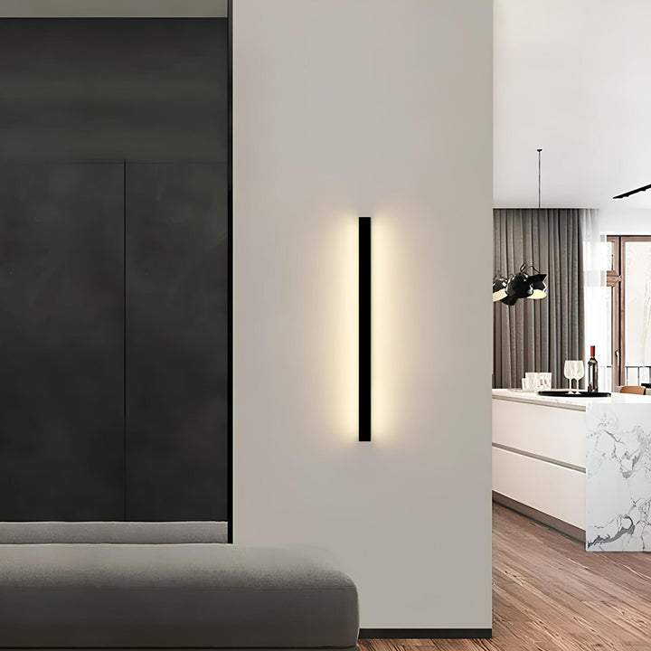 Slim LED Væglampe i Aluminium til Moderne Indretning