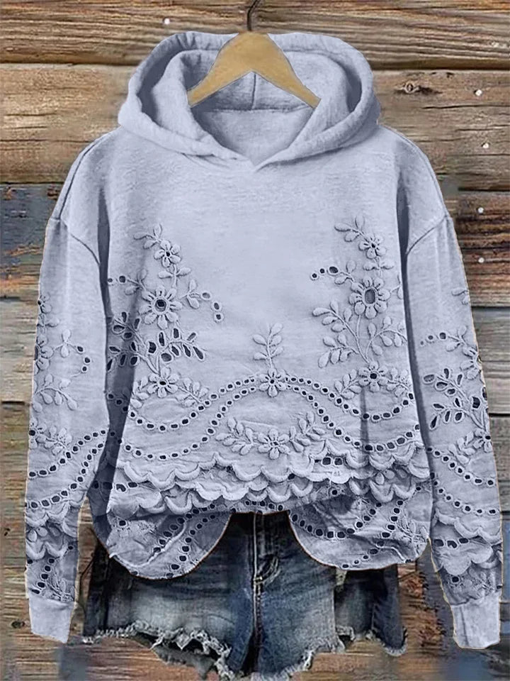 Saska™ | Chic Blomster Hoodie