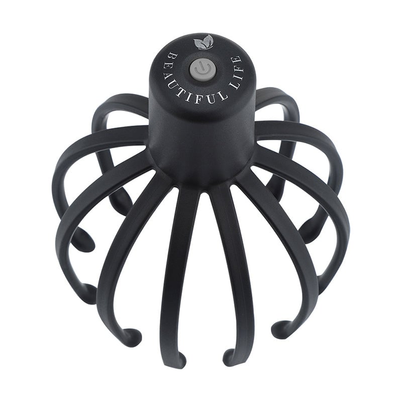 Genopladeligt Blæksprutte Hovedmassageapparat med Vibrationer