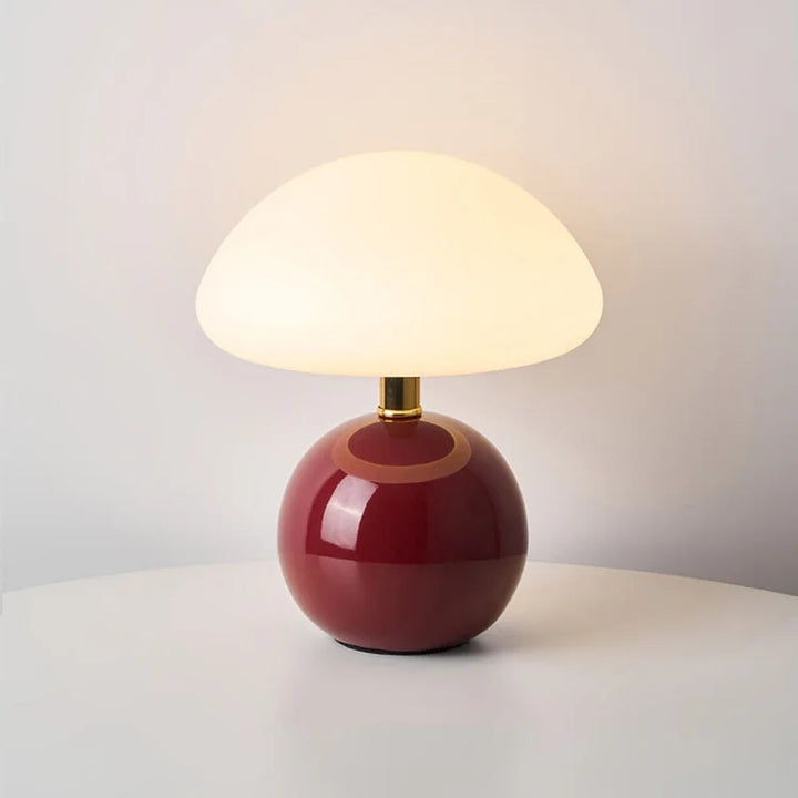 Svampeformet Keramisk Lampe i Bauhaus Stil