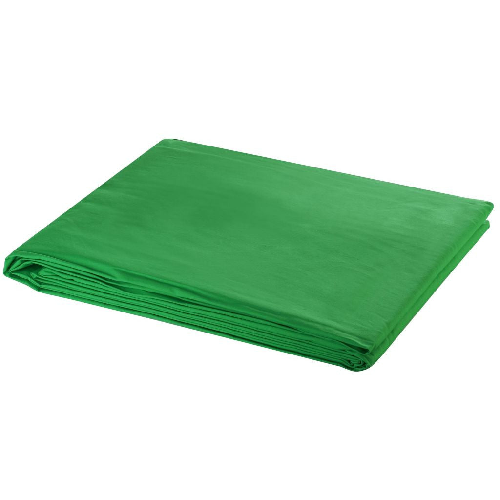 Grøn Chroma Key Baggrund i Premium Bomuld 300 x 300 cm