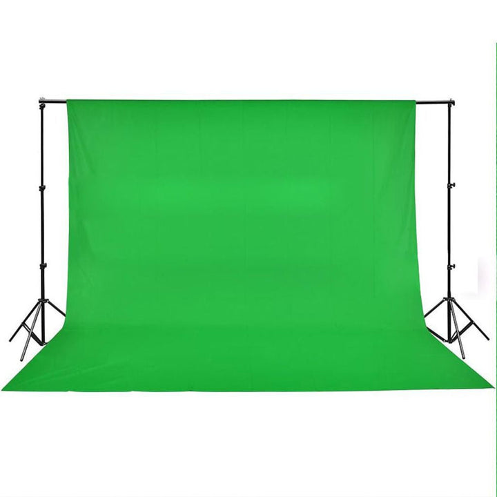 Grøn Bomulds Chroma Key Baggrund Uden Sømme 500 x 300 cm