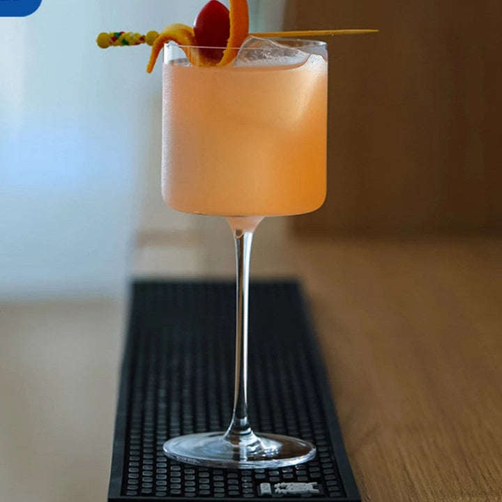 Firkantede Highball Glas i Krystal - Elegant Design med Sikkert Greb