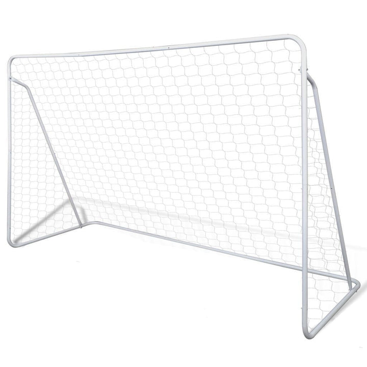 Robust Stål Fodboldmål Sæt med Vandtæt Net