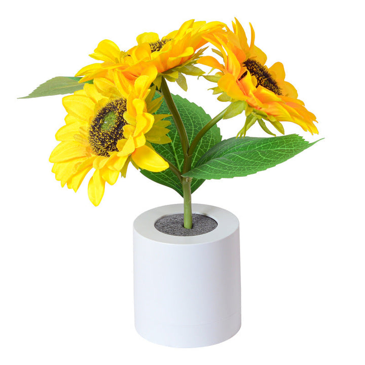 Solskins LED Bordlampe med Genopladeligt USB Batteri