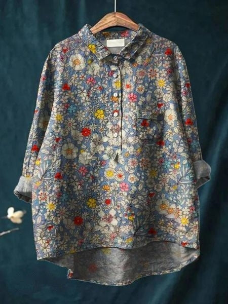 Monette™ | Blomstret Bluse