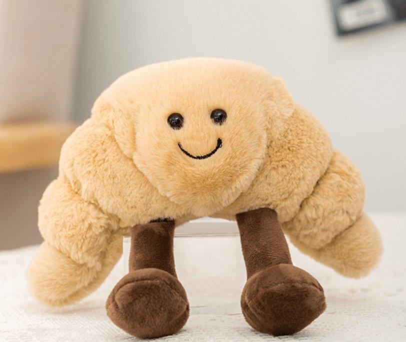 Hyggelig Plush Pude - Croissant, Brød, Bretzel, Baguette