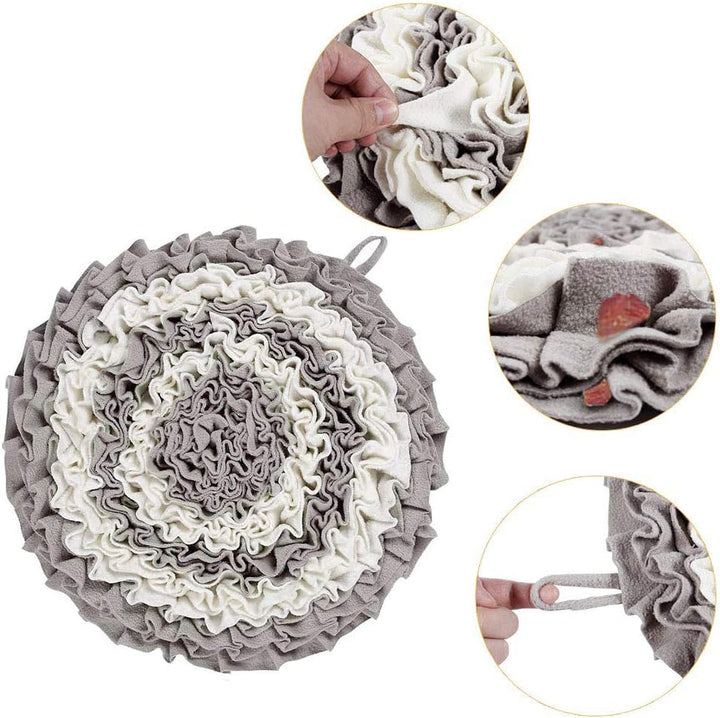 Interaktiv Snuffle Mat til Hunde i Holdbart Syntetisk Fiber