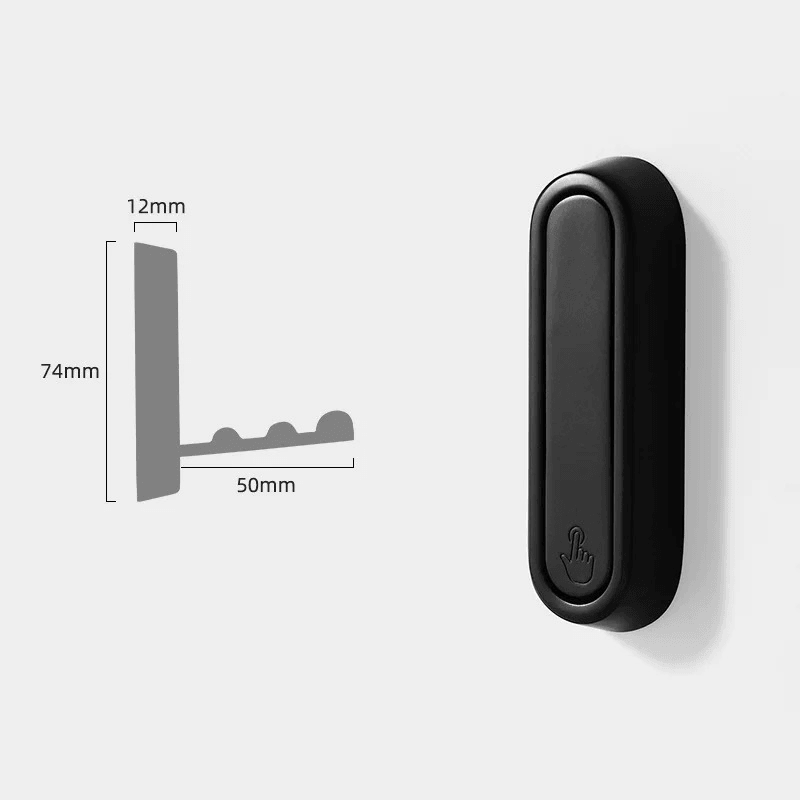 Foldbare Metal Væghængere til Frakker og Tasker - Minimalistisk Design