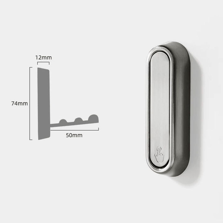 Foldbare Metal Væghængere til Frakker og Tasker - Minimalistisk Design