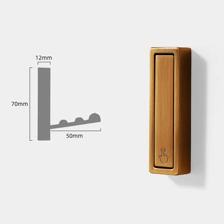 Foldbare Metal Væghængere til Frakker og Tasker - Minimalistisk Design