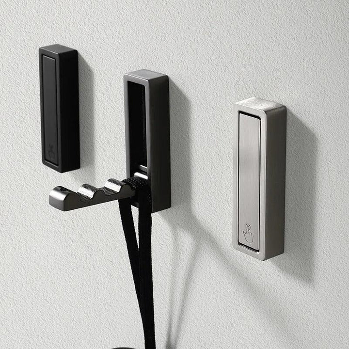 Foldbare Metal Væghængere til Frakker og Tasker - Minimalistisk Design
