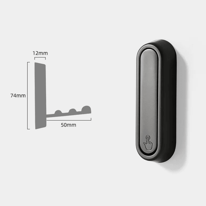 Foldbare Metal Væghængere til Frakker og Tasker - Minimalistisk Design