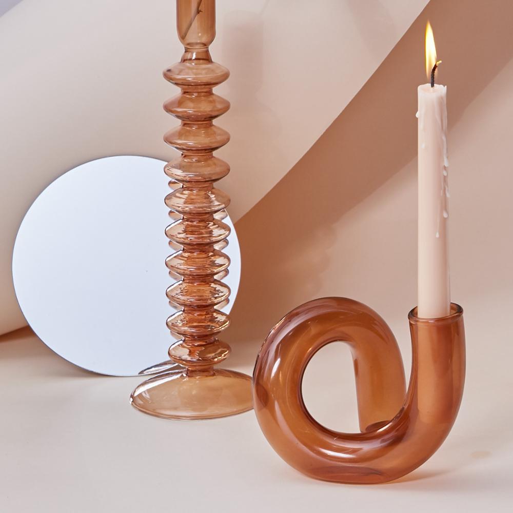 Elegant Glas Tealight Holder til Dekoration
