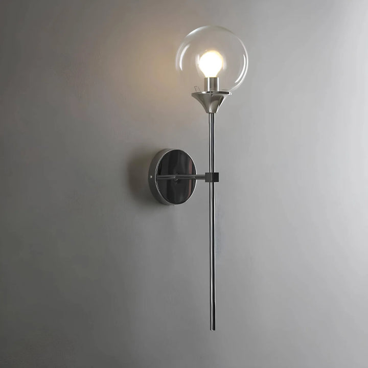 Skandinavisk Glas Væglampe med LED Belysning