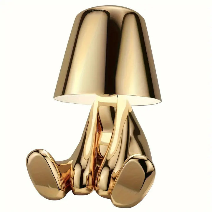 Genopladelig LED Bordlampe med Dæmpbart Varmt Lys
