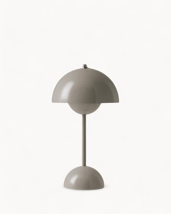 Dæmpbar Skandinavisk Metal LED Bordlampe i Mat Sort