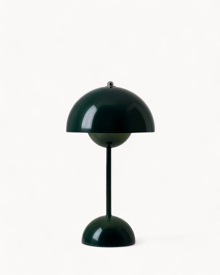 Dæmpbar Skandinavisk Metal LED Bordlampe i Mat Sort