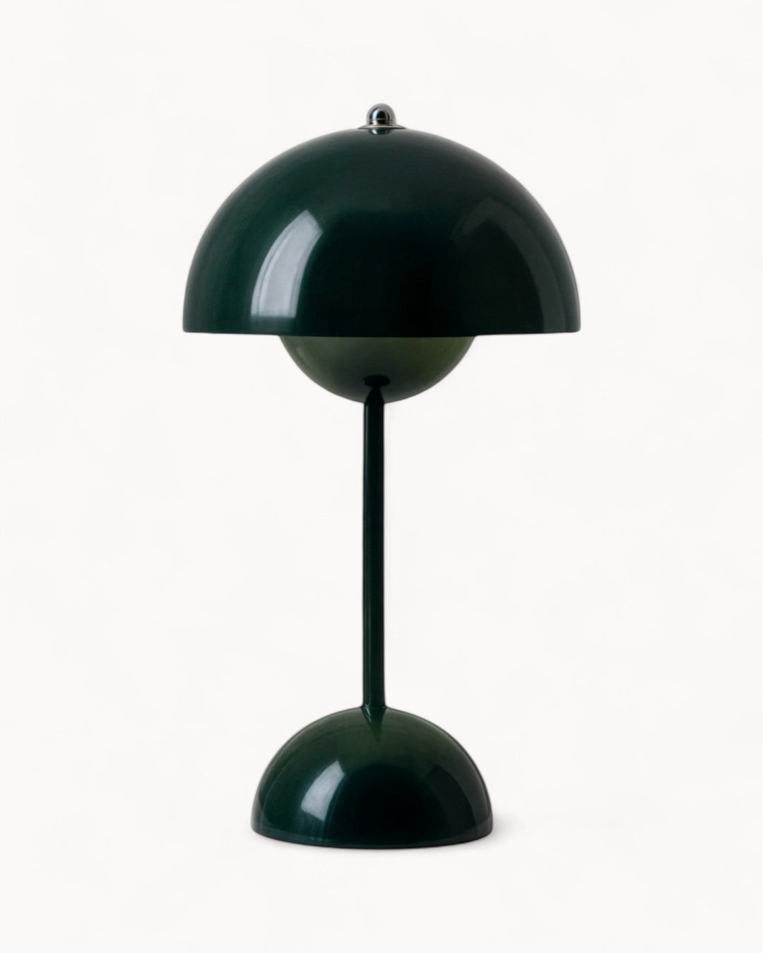 Dæmpbar Skandinavisk Metal LED Bordlampe i Mat Sort