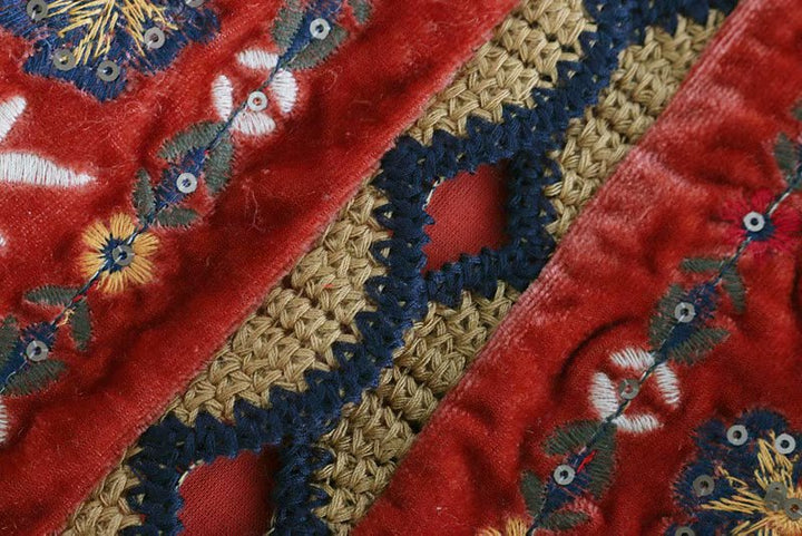 Velora™ | Floral Velvet Boho Vest