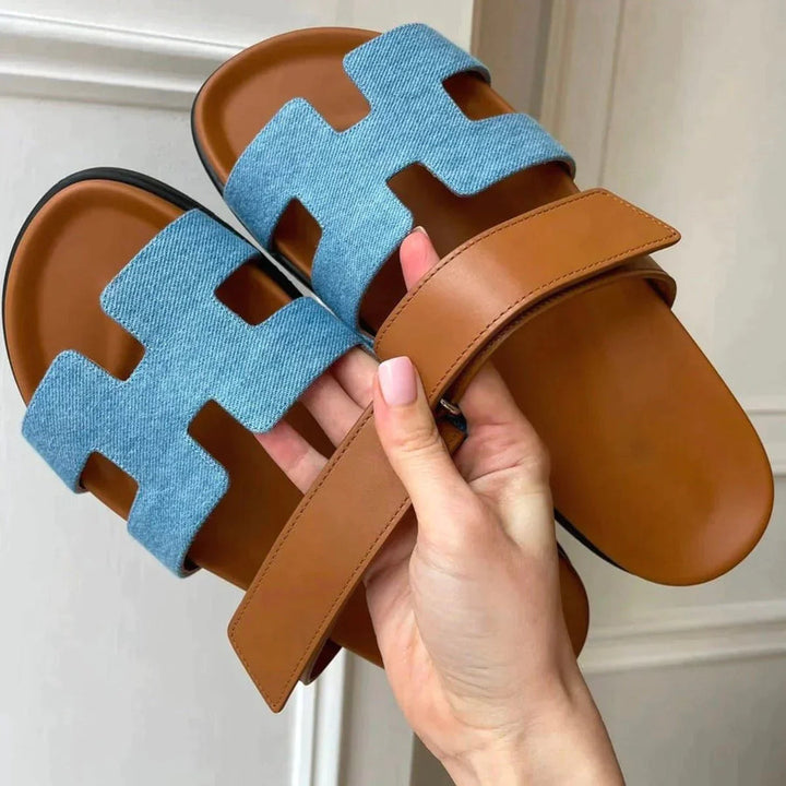 Anna | Dame Sommer Sandaler med Justerbare Remme