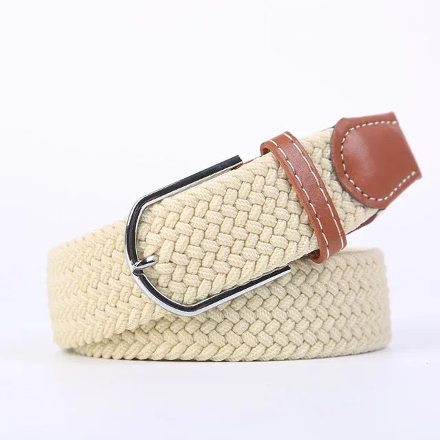 Justerbart Casual Stretch Bælte i Elastisk Materiale