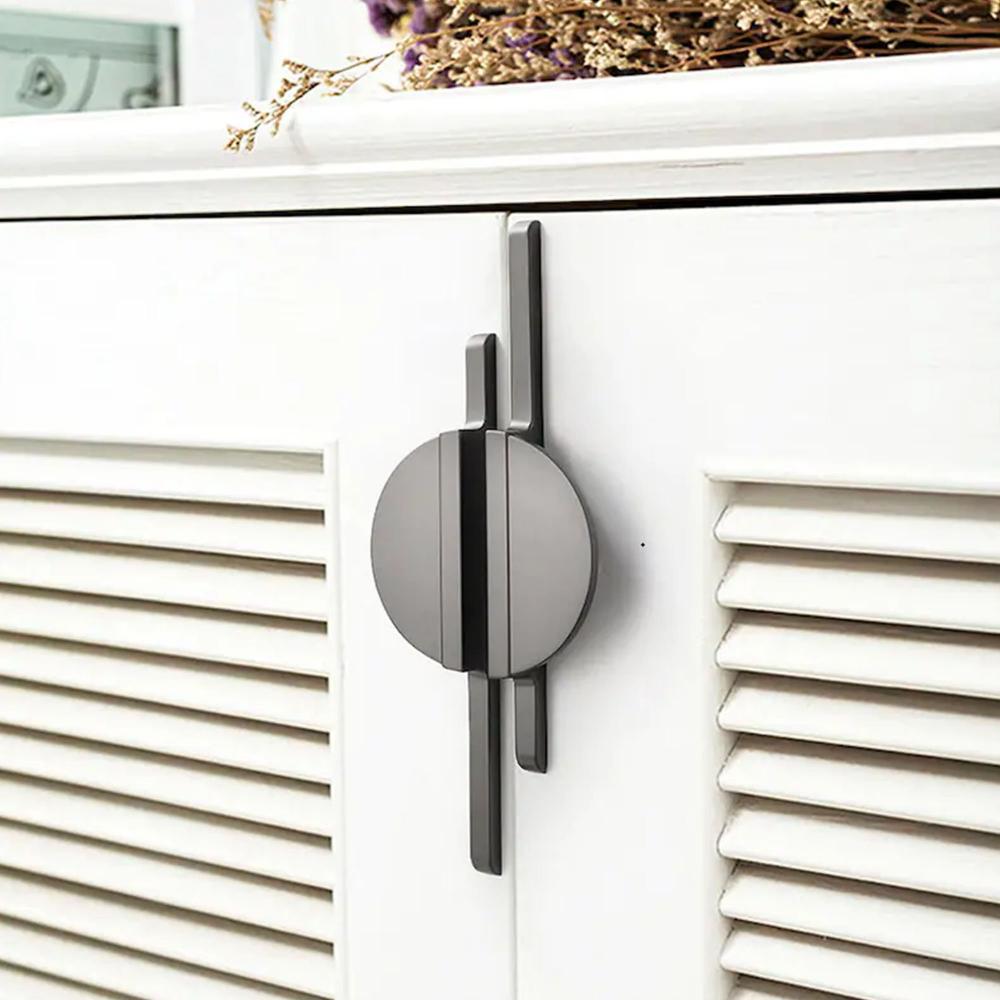 Halvmåne Skabshåndtag i Zinklegering - Moderne Design