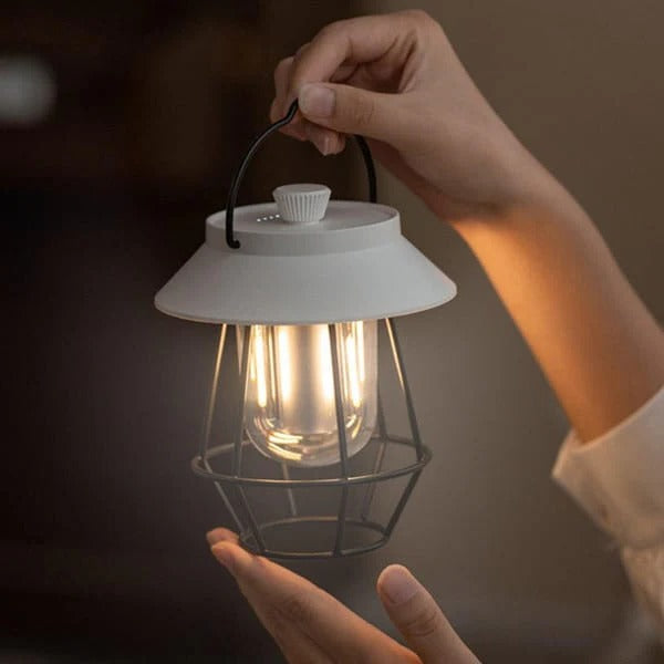 Genopladelig Trådlampe til Udendørs Brug med Justerbar Farvetemperatur