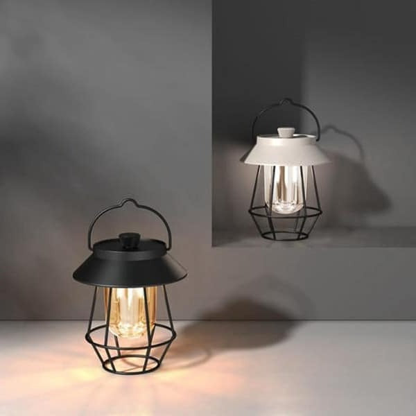Genopladelig Trådlampe til Udendørs Brug med Justerbar Farvetemperatur