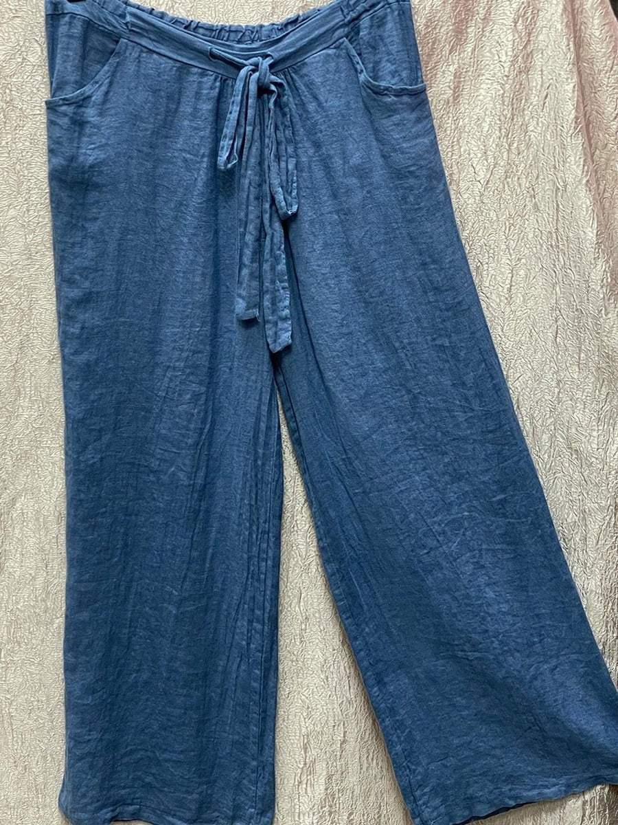 Zahara | Kvinders Mandala Print Top & Bred Ben Bukser Co-Ord Sæt