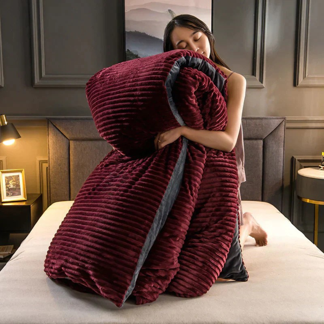 Blødt Fleece Tæppe til Komfortabel Varme
