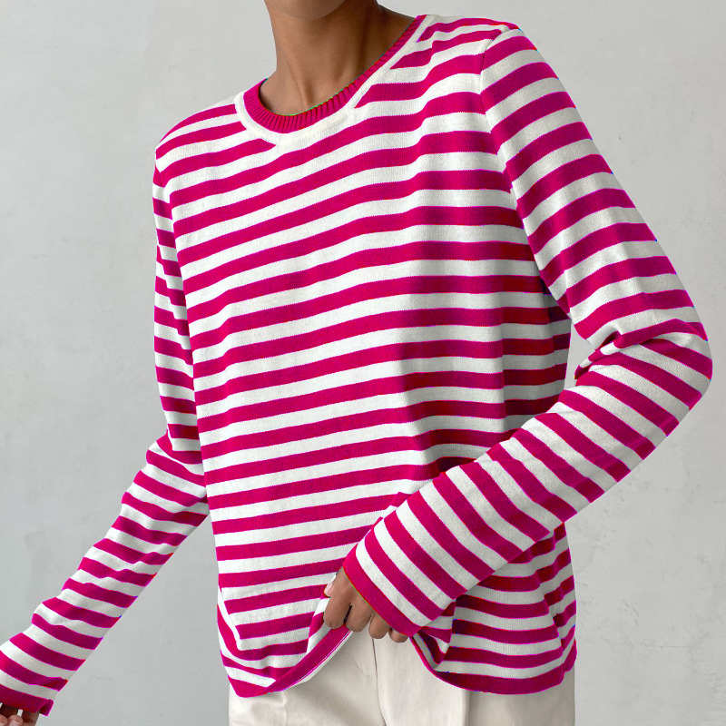 Dana™ | Chic Stribet Sommer T-Shirt