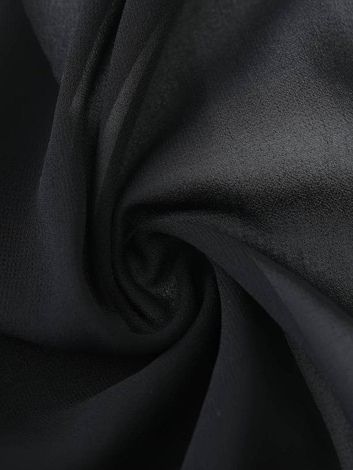 Brisa | Kvinders Tie Front Gennemsigtig Bluse Åben Front 3/4 Ærme Top