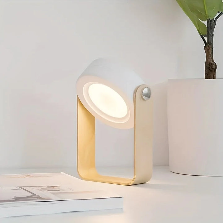 Genopladelig 4-i-1 Bærbar Lanterne og Bordlampe med Dæmpbar LED