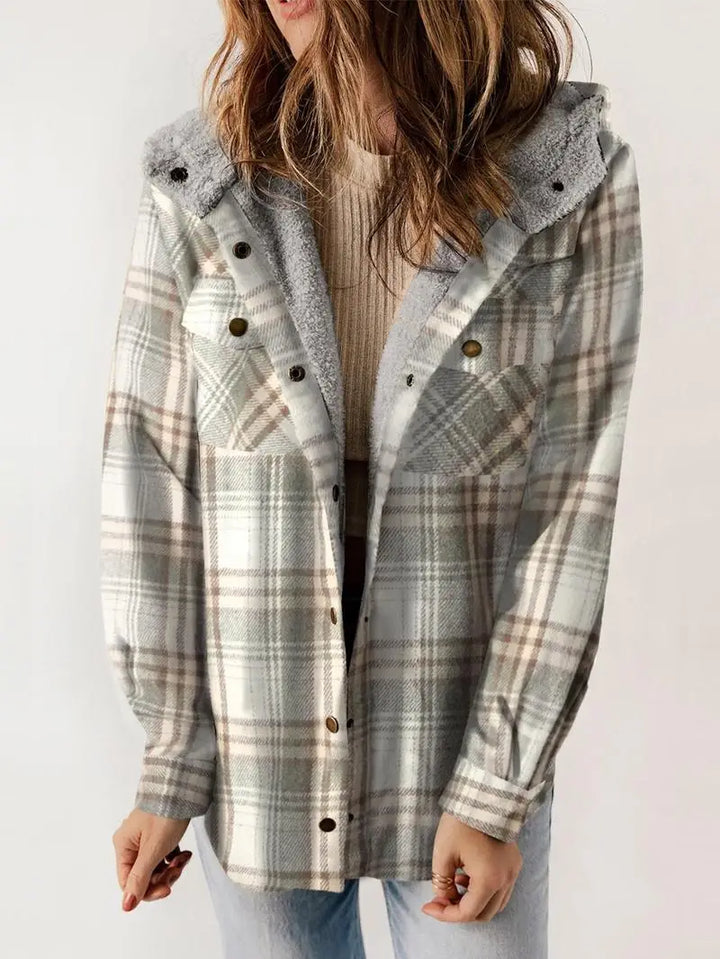 Cathy™ | Cozy Plaid Jakke