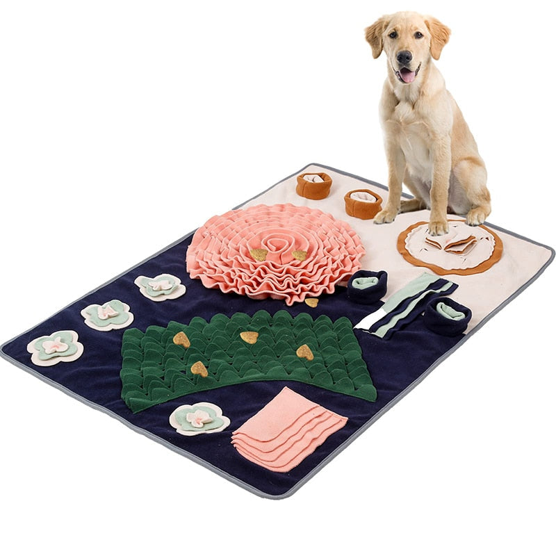 Interaktiv Snuffle Mat til Hunde - Stimulering af Jagtinstinkter