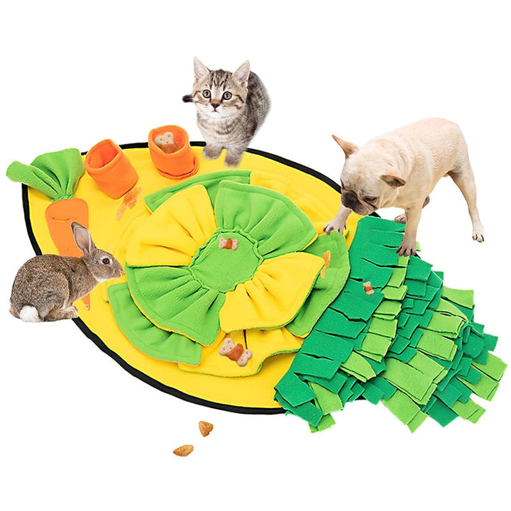 Interaktiv Snuffle Mat til Hunde - Stimulering af Jagtinstinkter
