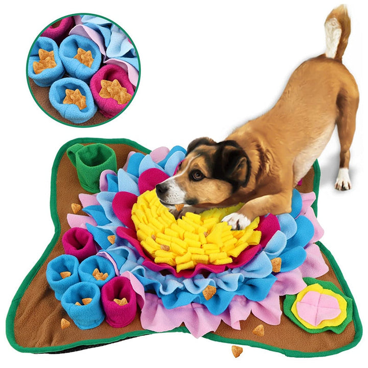 Interaktiv Snuffle Mat til Hunde - Stimulering af Jagtinstinkter