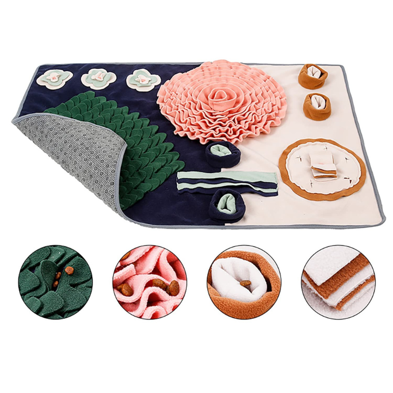 Interaktiv Snuffle Mat til Hunde - Stimulering af Jagtinstinkter