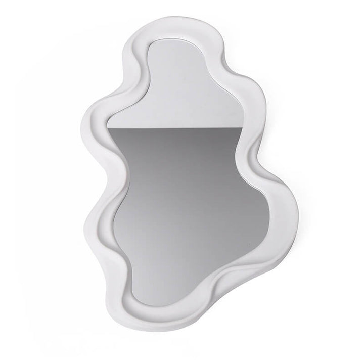 Asymmetrisk Bølge Spejl i Pastel Design