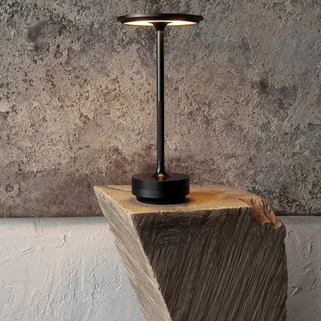 Japansk Inspireret Genopladelig LED Bordlampe med Touch-kontrol