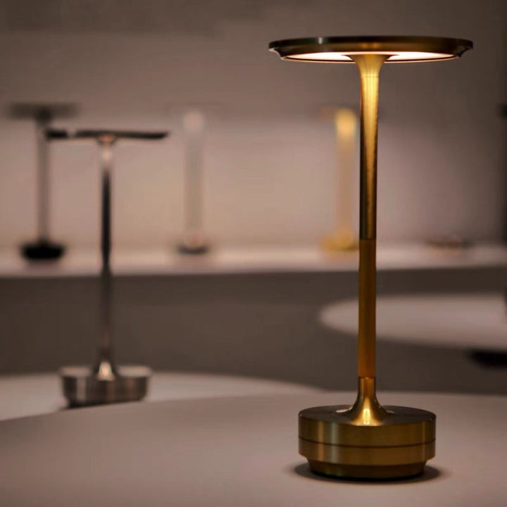 Japansk Inspireret Genopladelig LED Bordlampe med Touch-kontrol