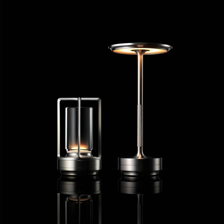 Japansk Inspireret Genopladelig LED Bordlampe med Touch-kontrol