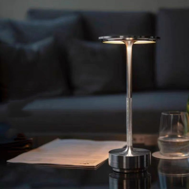 Japansk Inspireret Genopladelig LED Bordlampe med Touch-kontrol