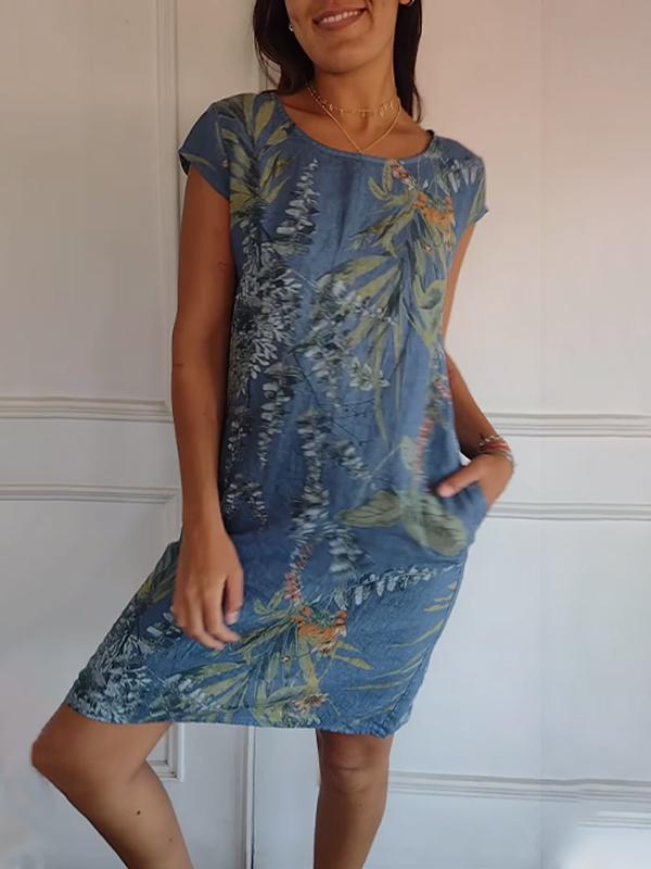 Marilyn™ | Komfortabel Kjole med Rund Hals