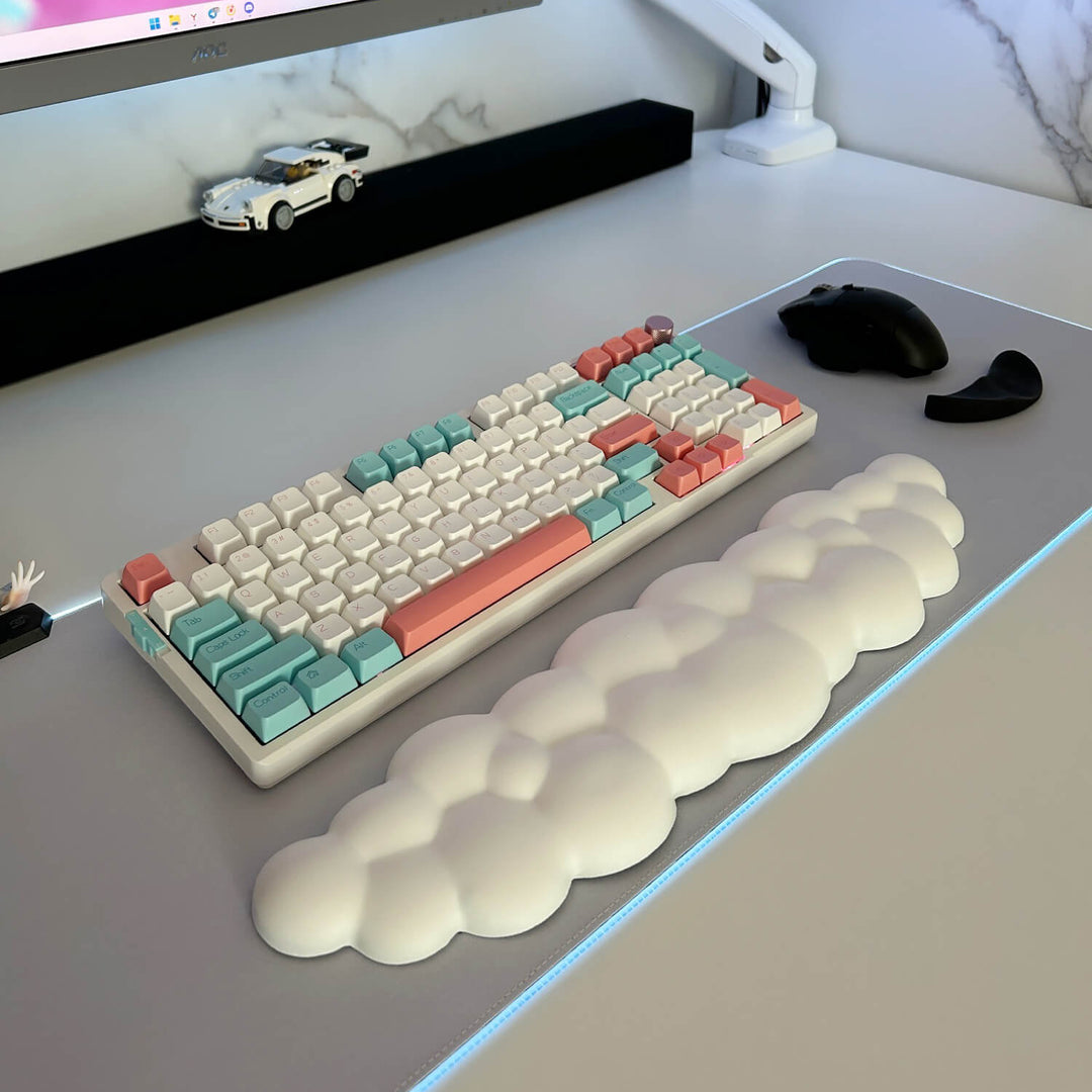 Ergonomisk Skyformet Håndledsstøtte i Memory Foam