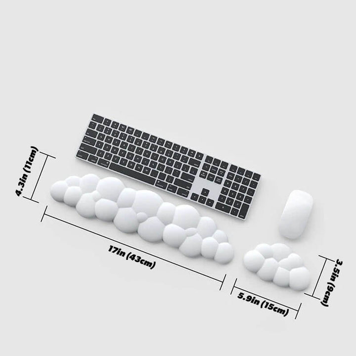Ergonomisk Skyformet Håndledsstøtte i Memory Foam