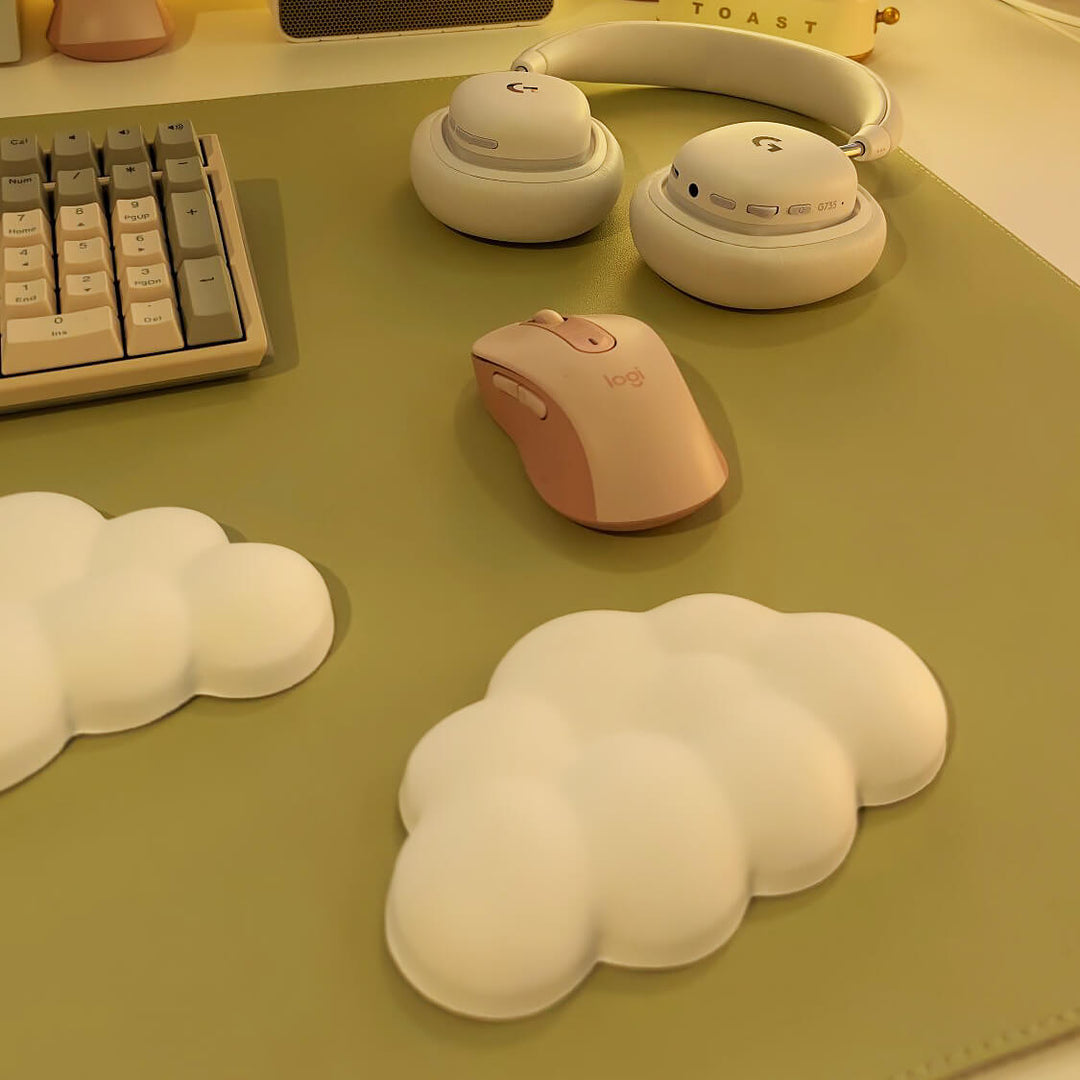 Ergonomisk Skyformet Håndledsstøtte i Memory Foam